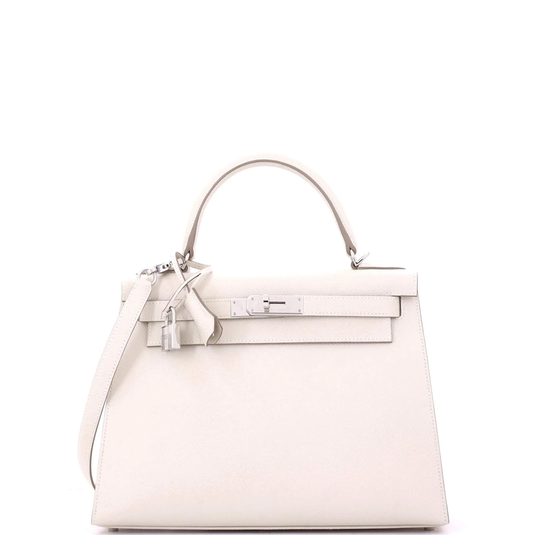 Kelly 28 Epsom Craie Palladium