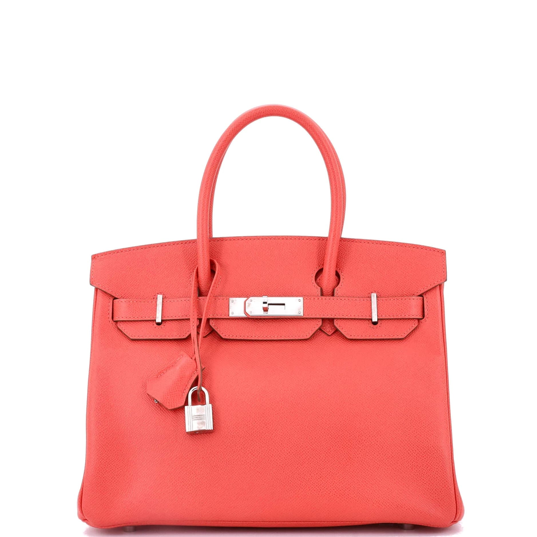 Birkin 30 Epsom Rose Jaipur Palladium