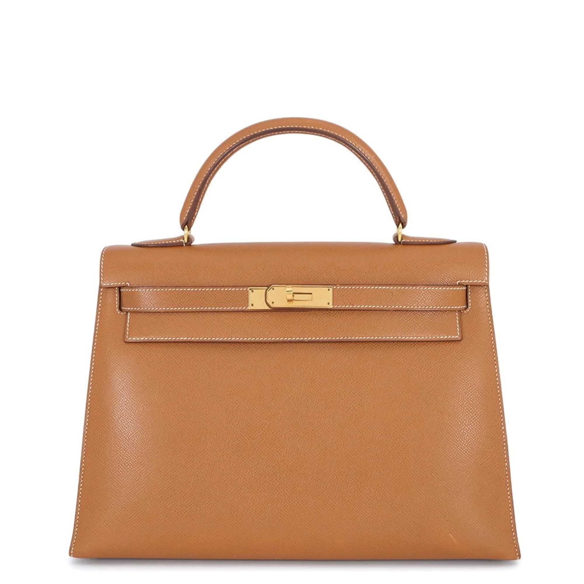 Kelly 32 Courchevel Brown/Gold Gold