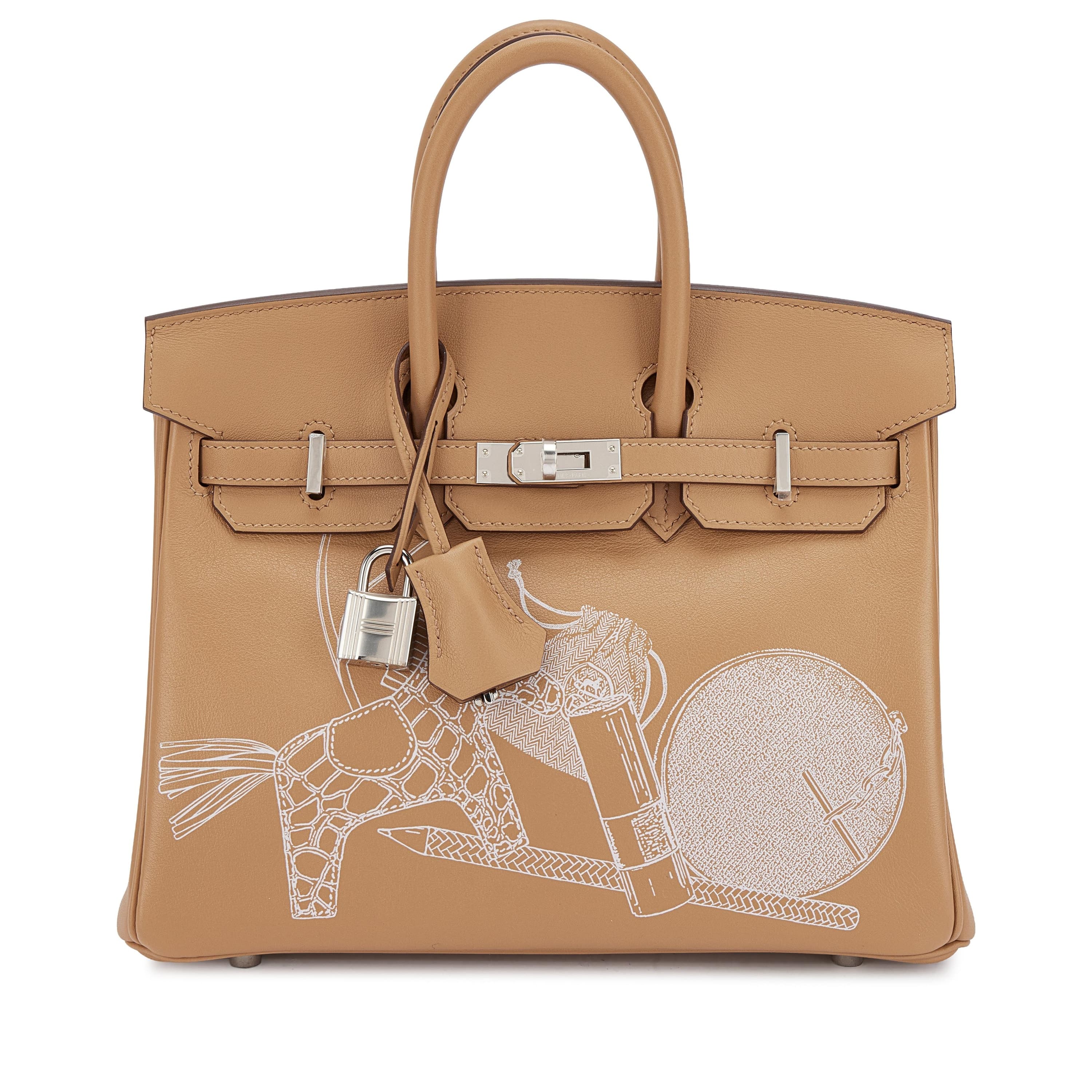 Birkin 25 Swift Biscuit Palladium
