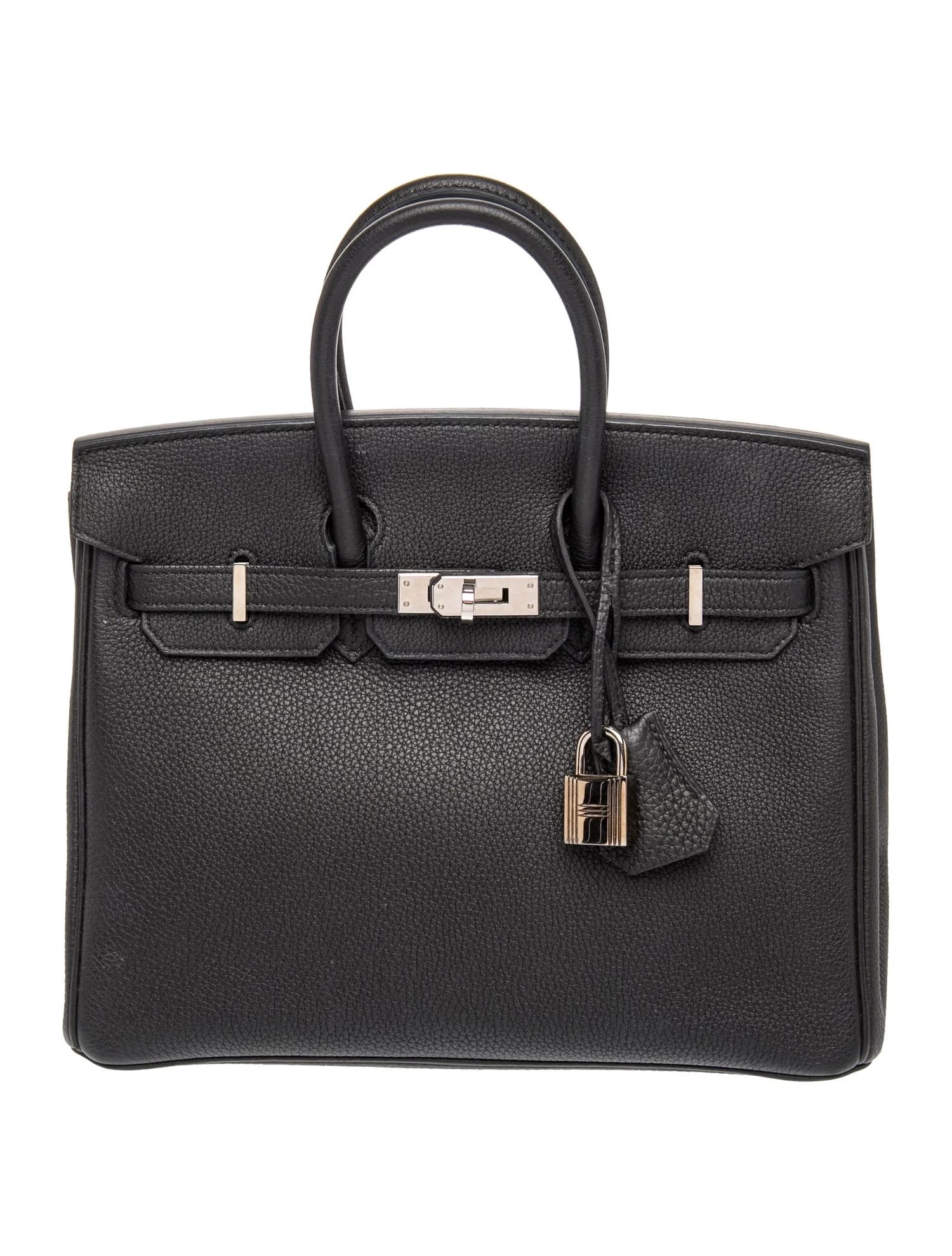 Birkin 25 Togo Noir Palladium