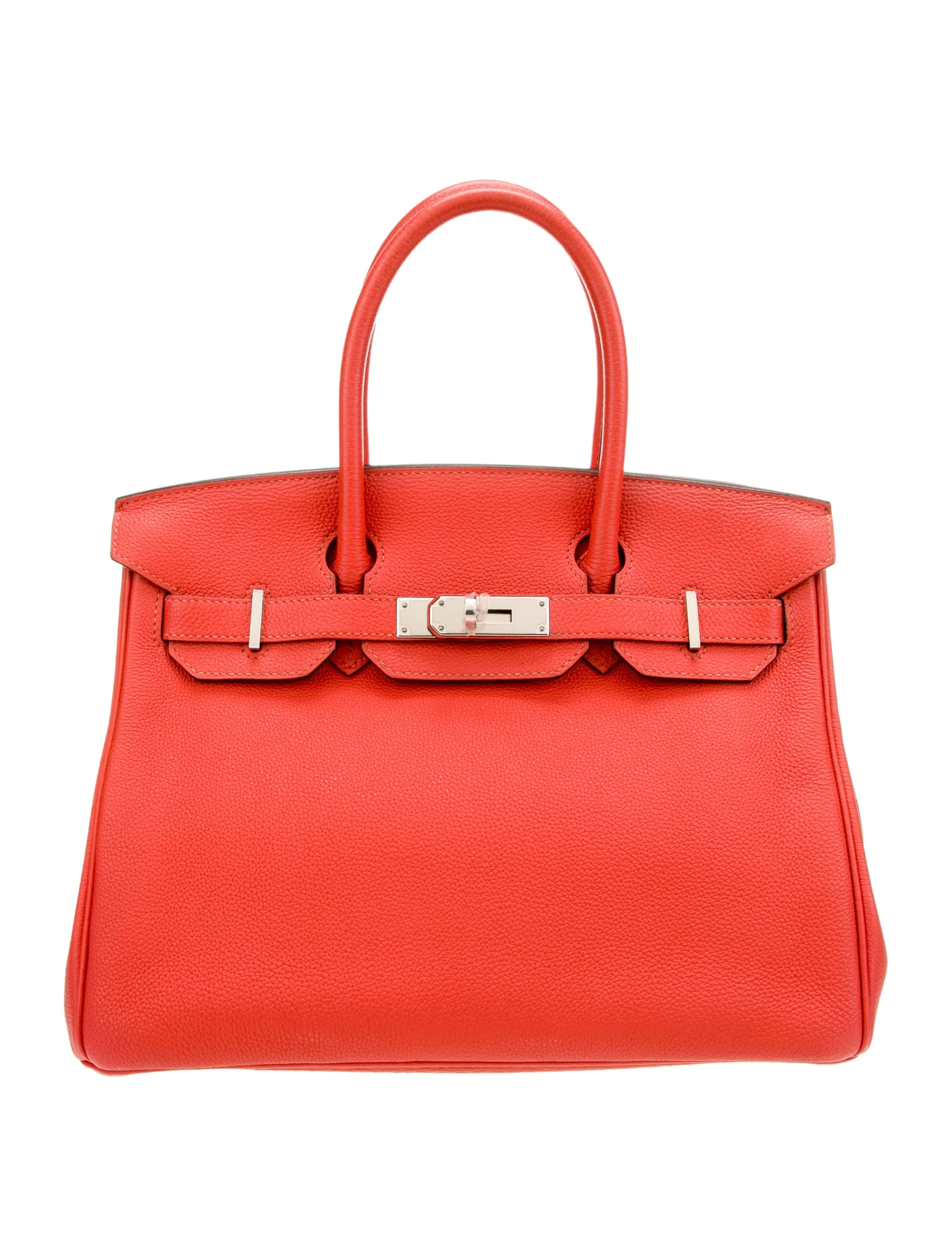 Birkin 30 Maurice Rouge Tomate Palladium