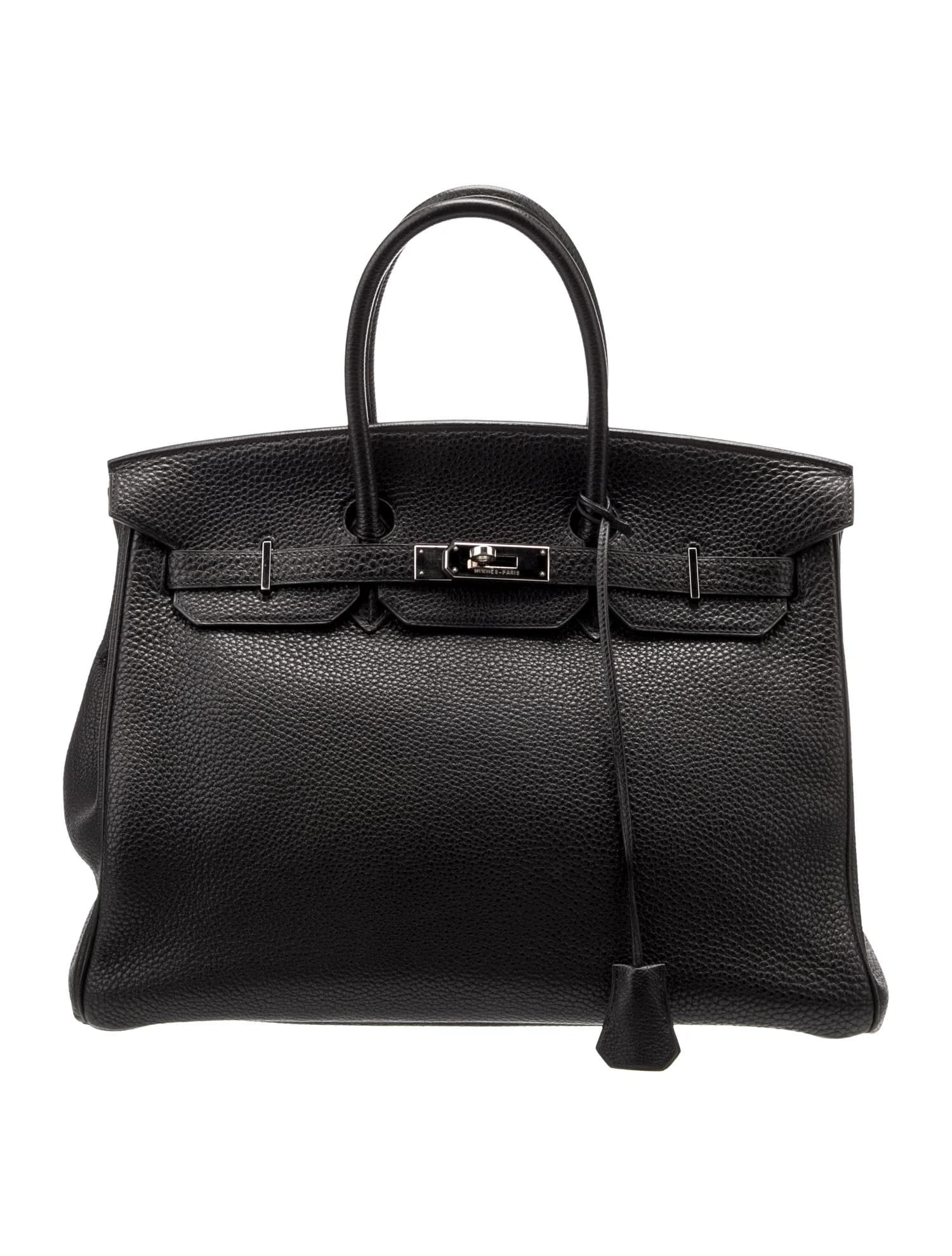 Birkin 35 Togo Noir Palladium