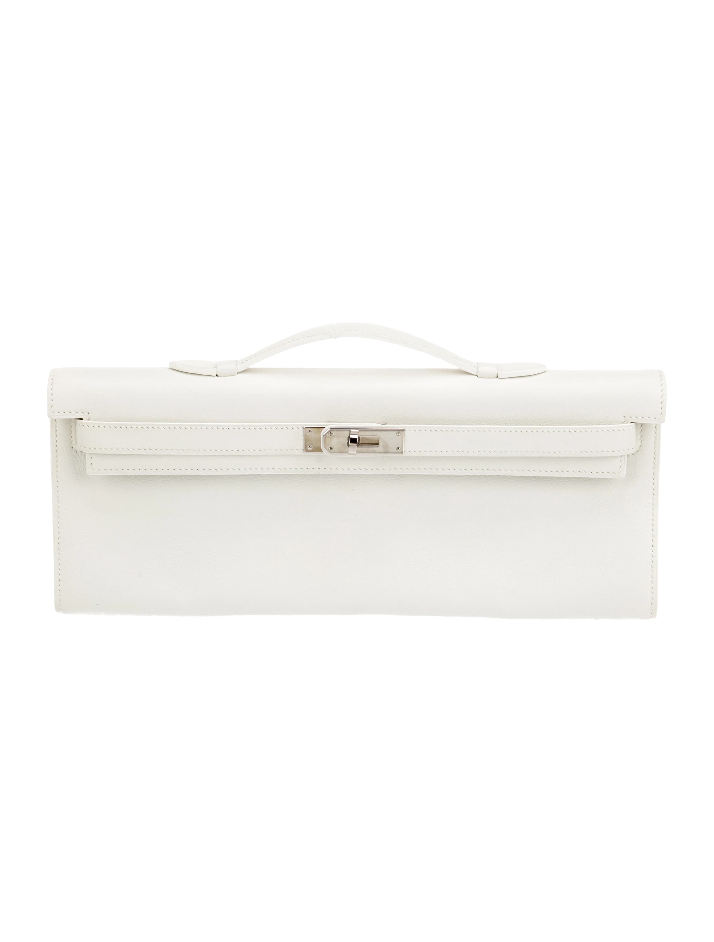 Kelly Cut Swift Blanc Palladium