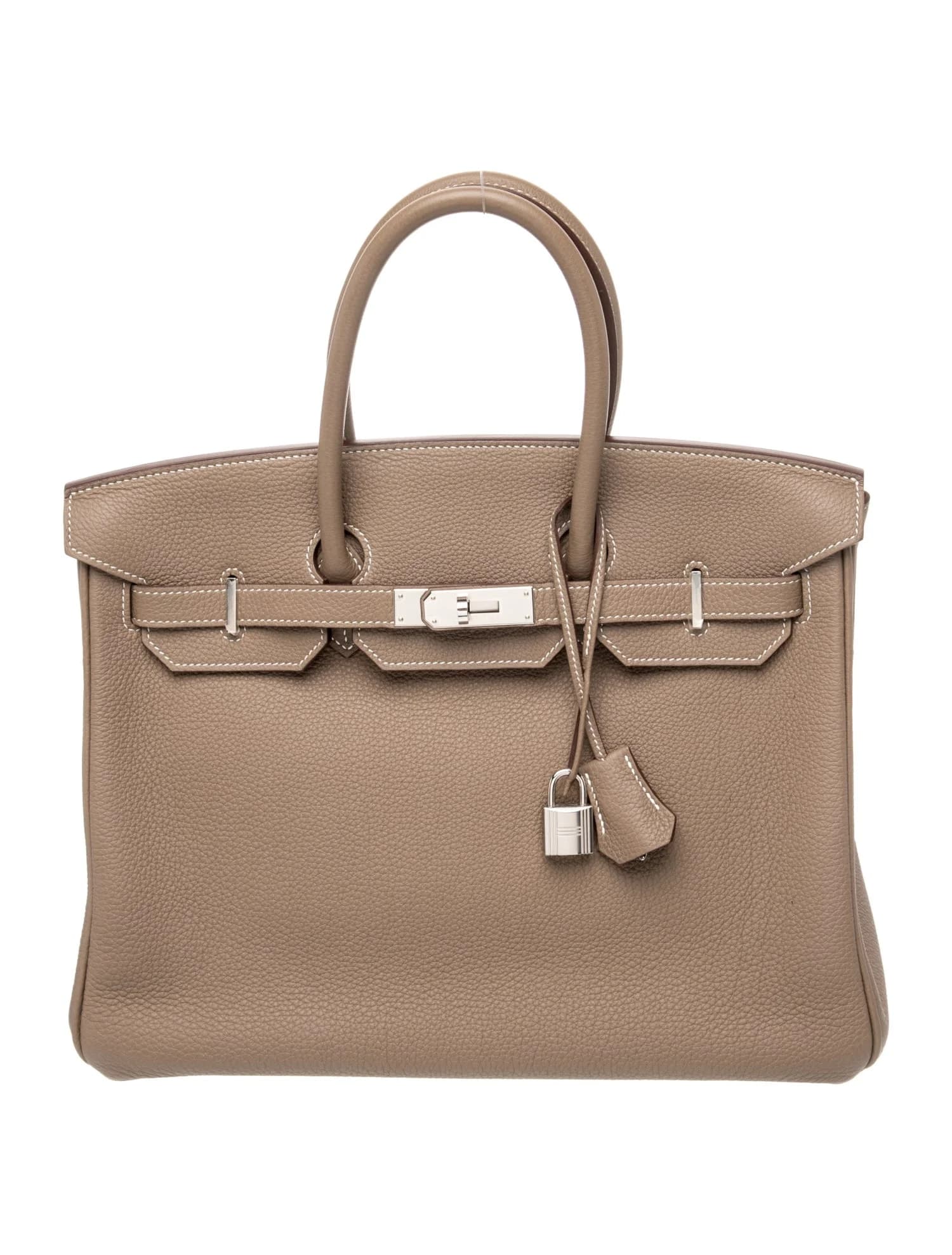 Birkin 35 Togo Etoupe Palladium