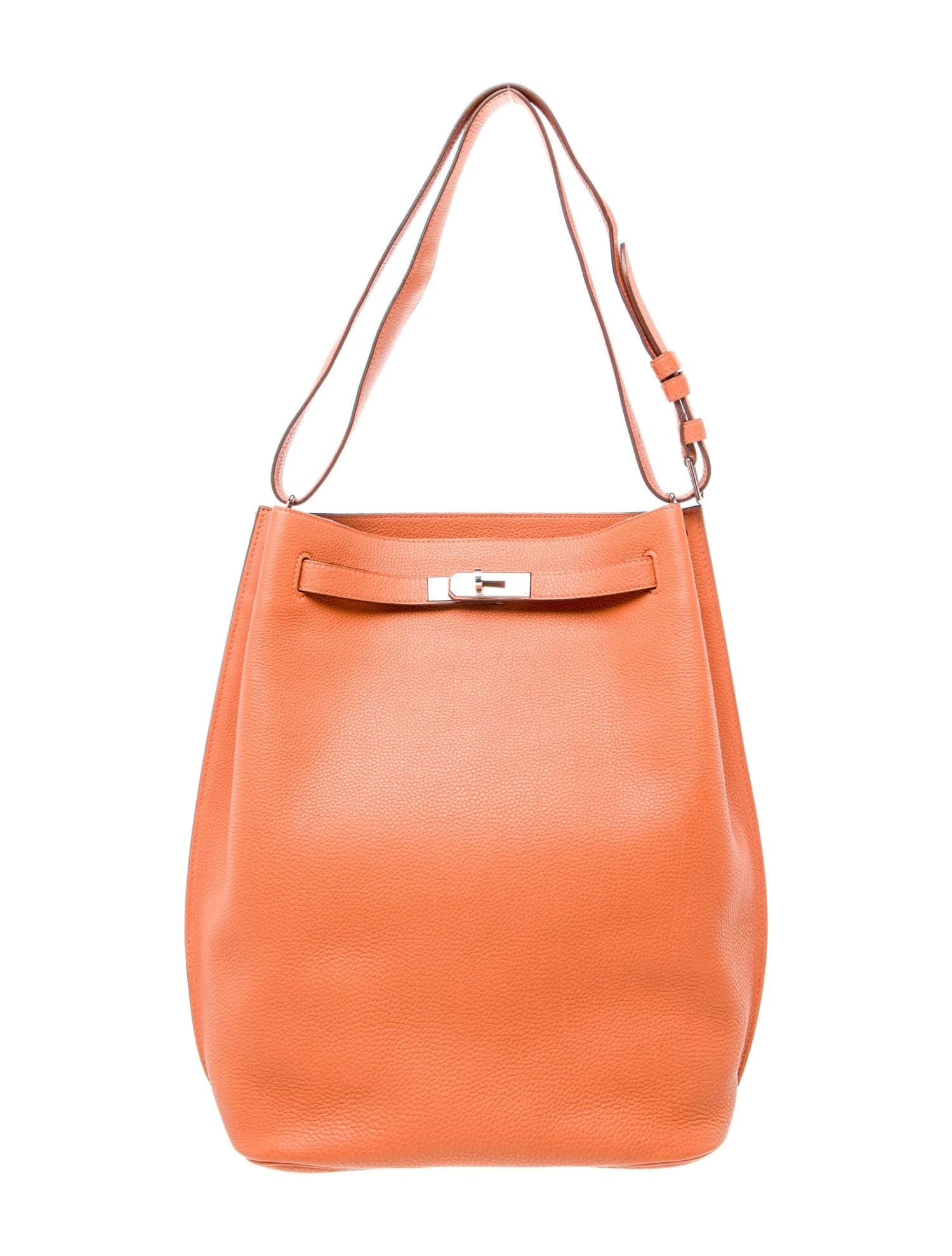 So Kelly 26 Togo Orange Palladium