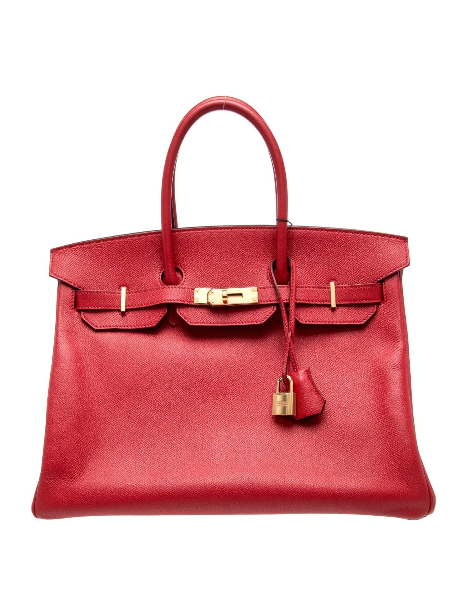 Birkin 35 Epsom Rouge Casaque Gold