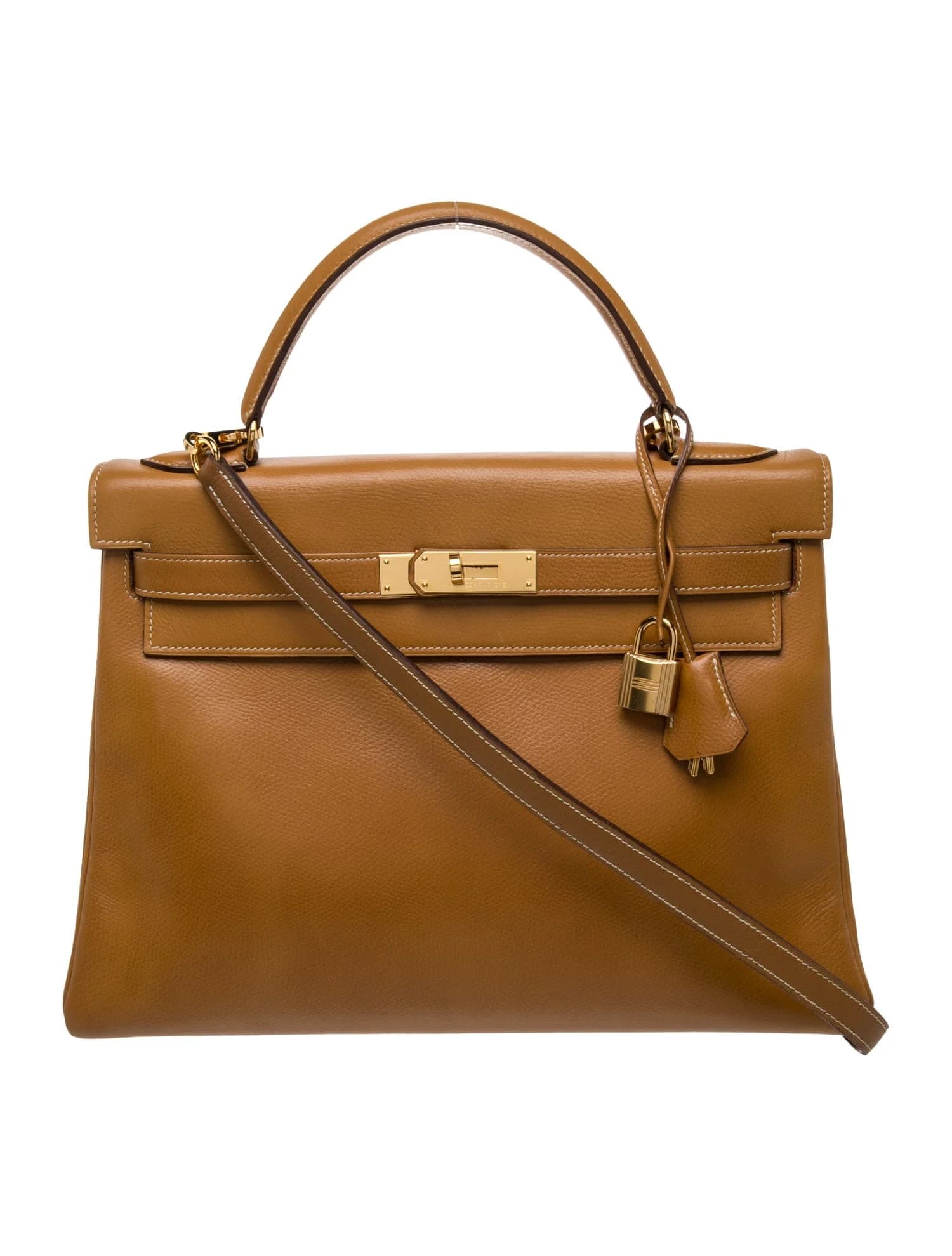 Kelly 32 Courchevel Naturel Sable Gold