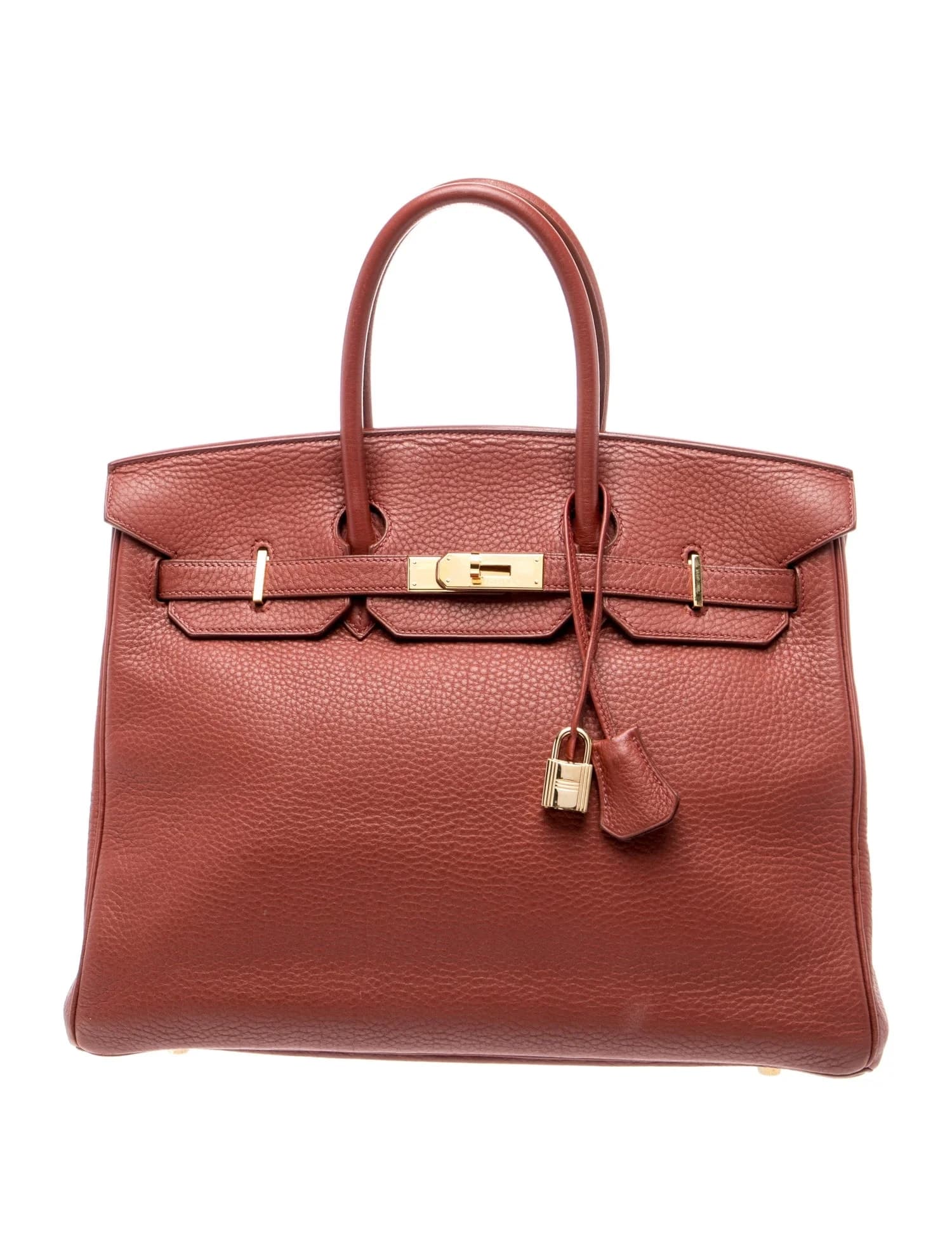 Birkin 35 Togo Brique Gold