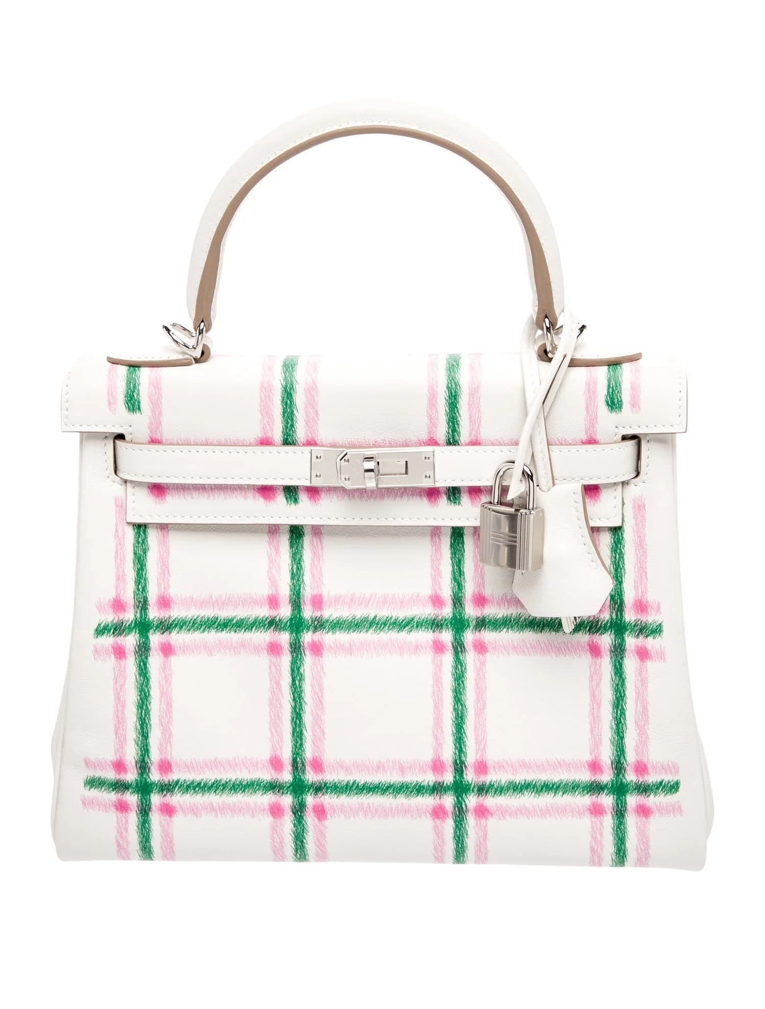 Kelly 25 Swift Gris Pale/Vert Moyen/Bubblegum Pink Palladium