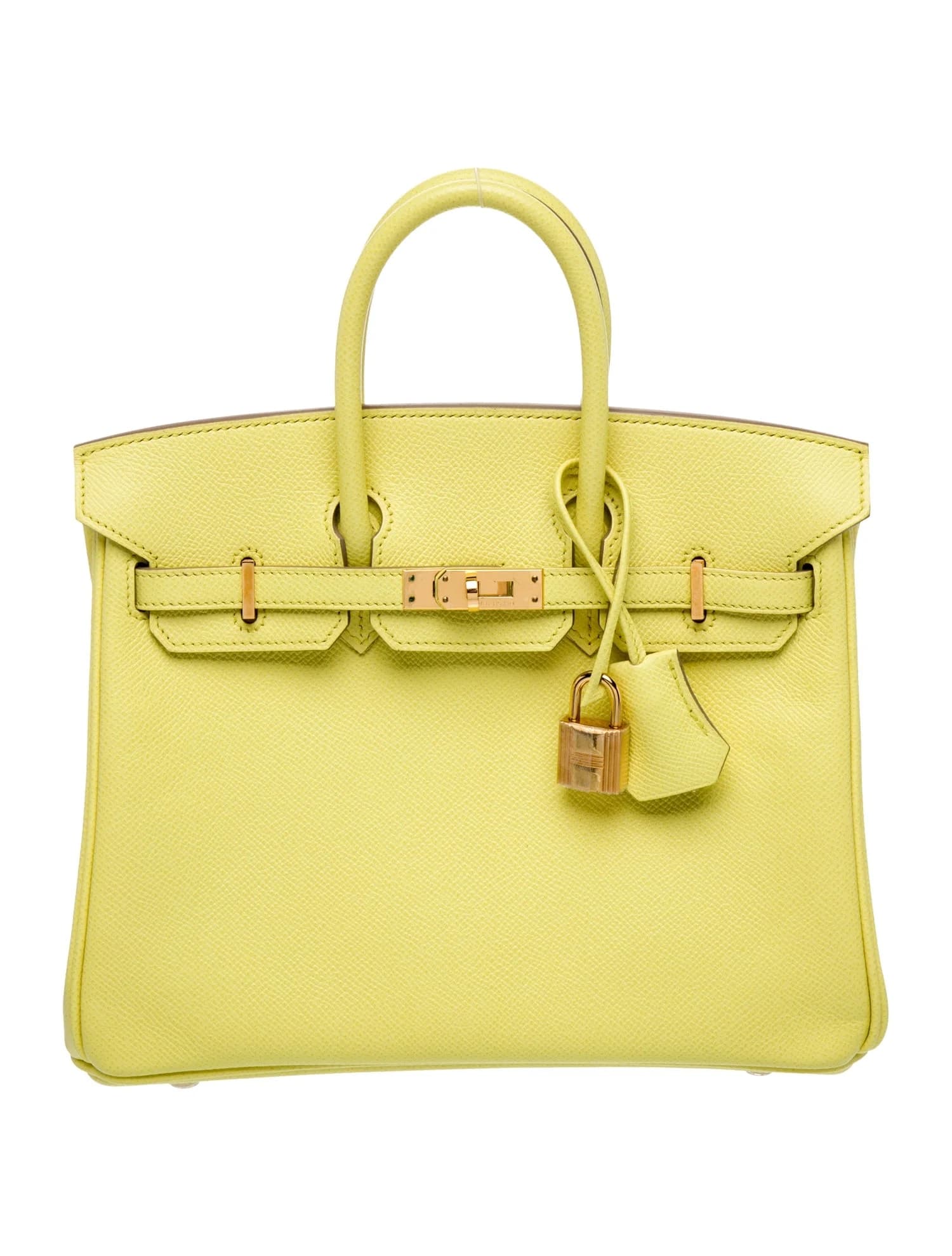 Birkin 25 Epsom Soufre Gold