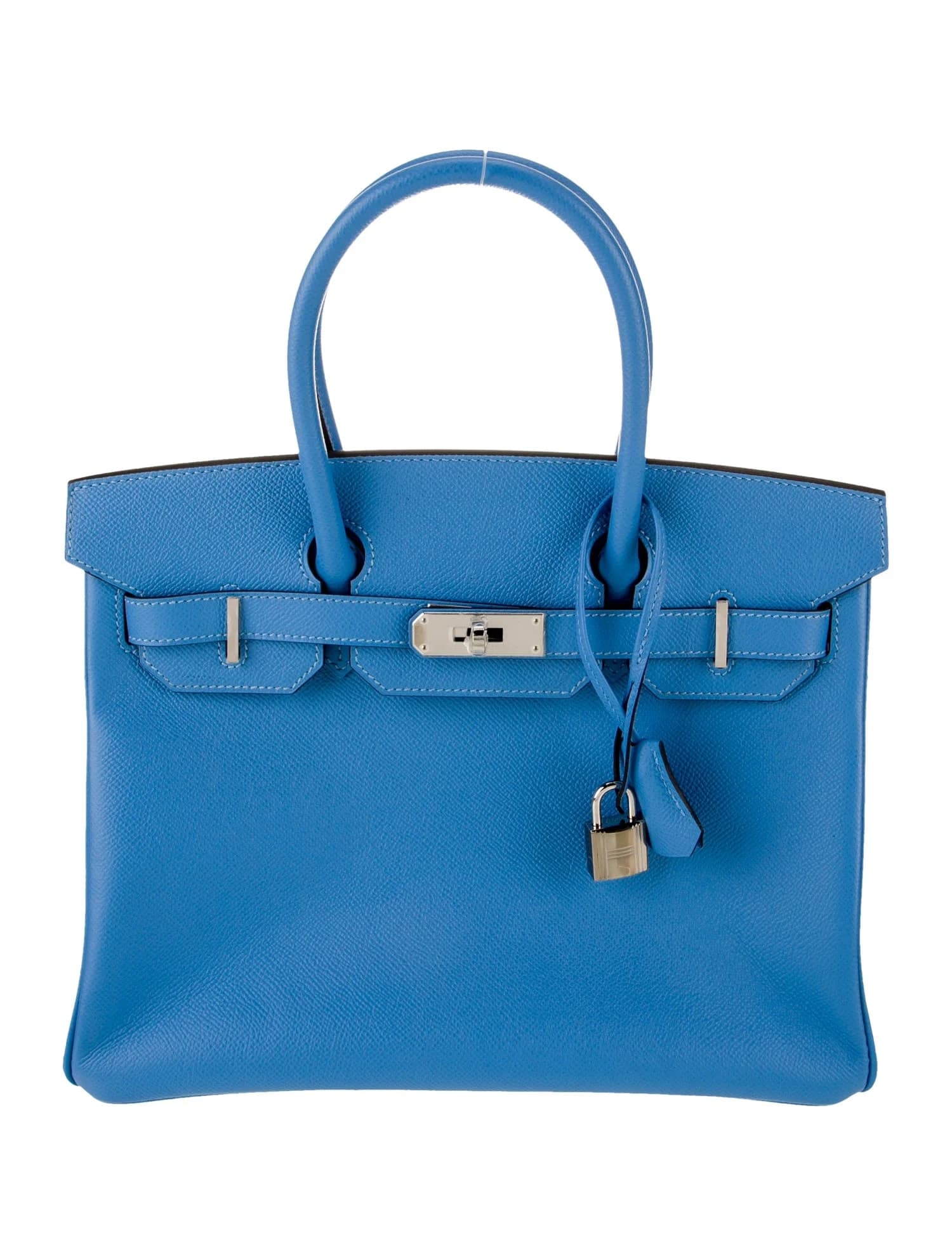 Birkin 30 Epsom Bleu Paradis Palladium