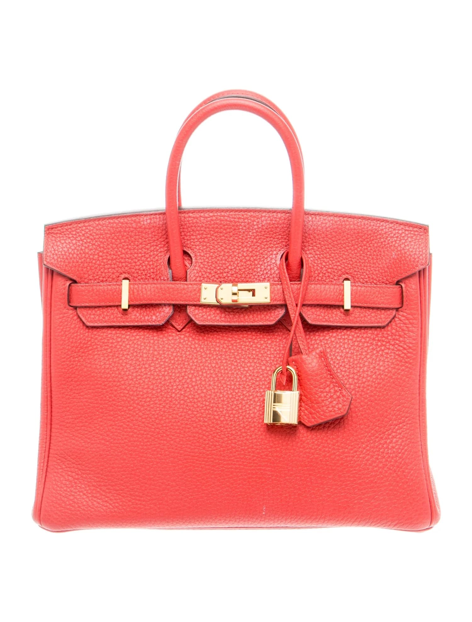 Birkin 25 Togo Rouge de Coeur Gold