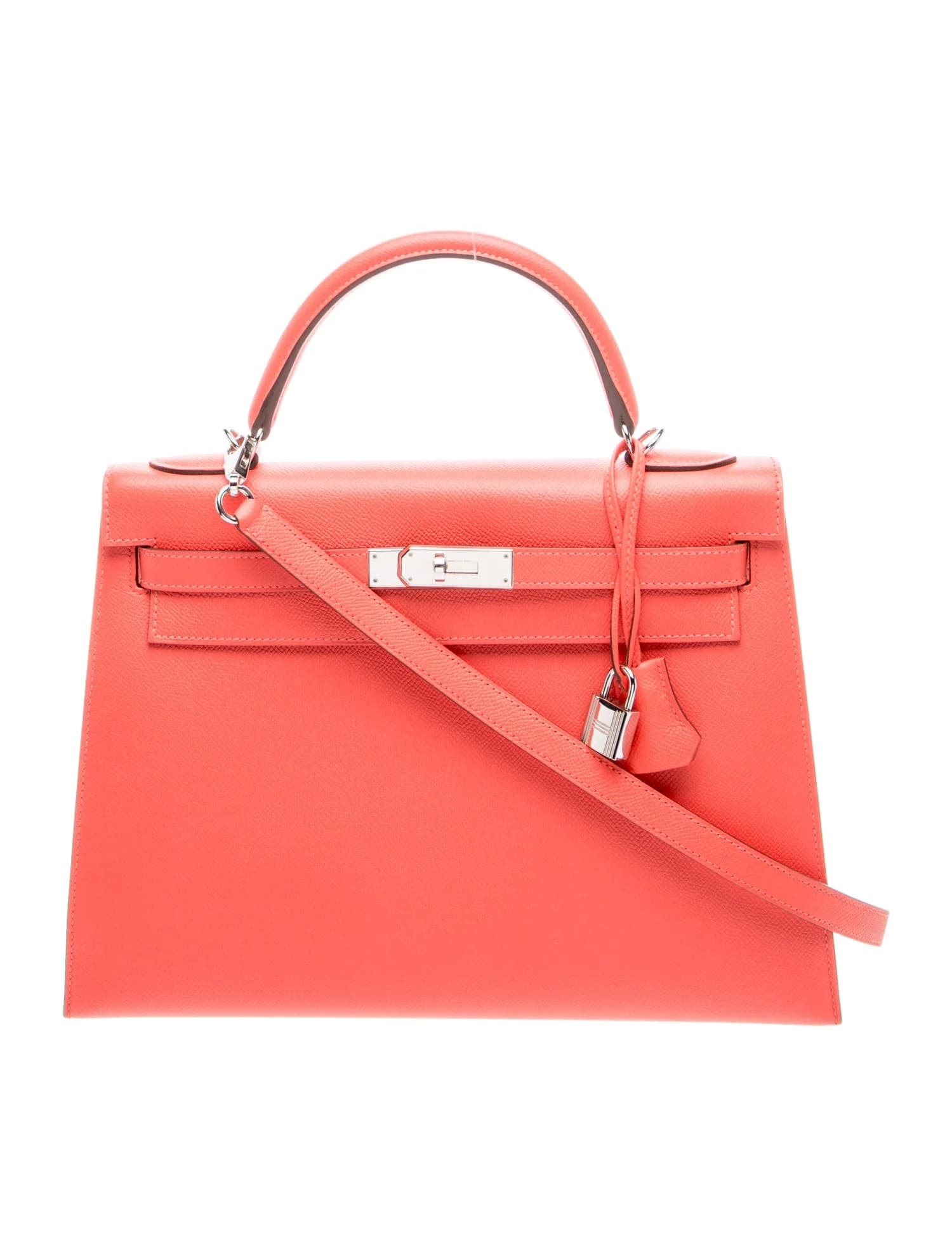 Kelly 32 Epsom Rose Jaipur Palladium