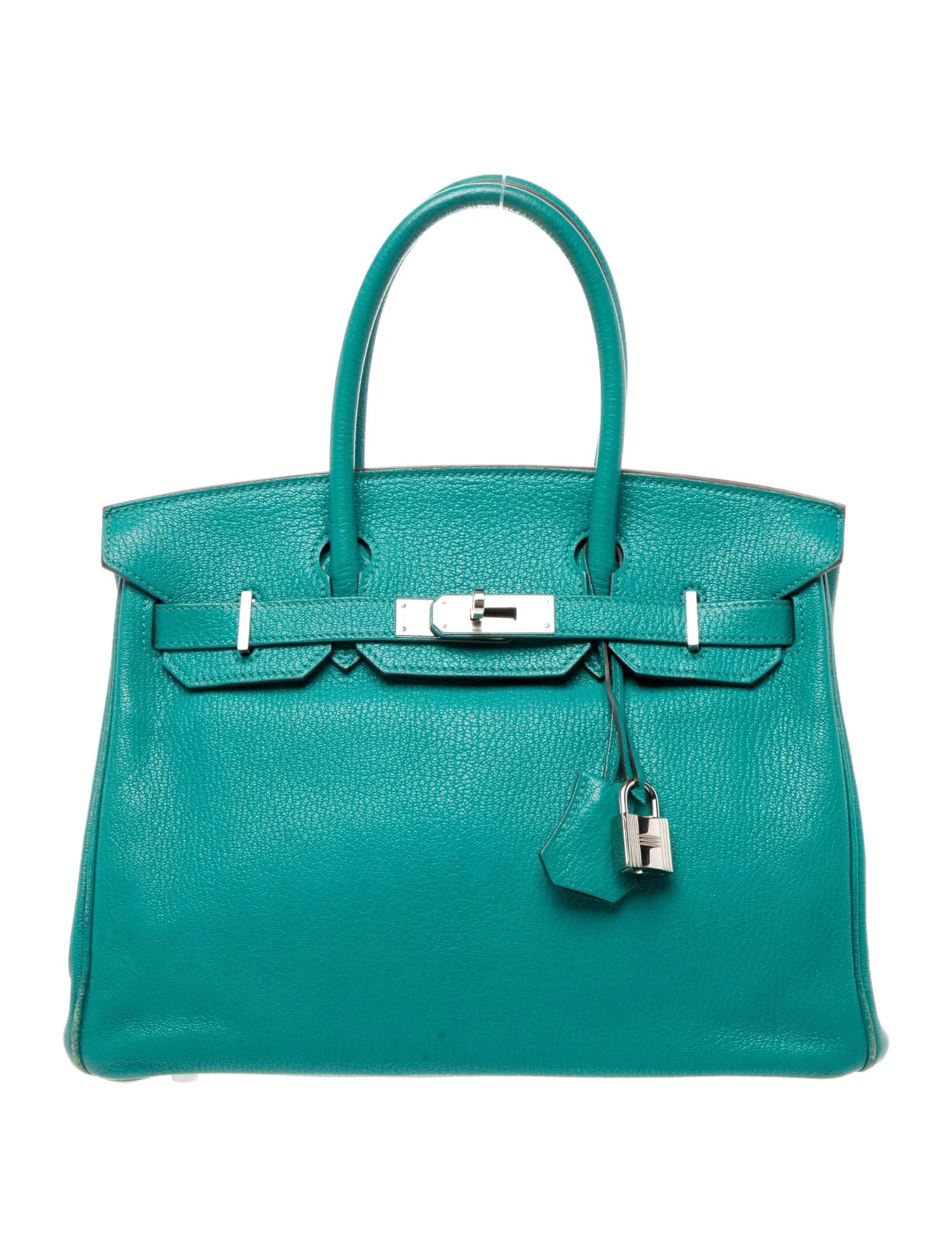 Birkin 30 Chevre de Coromandel Bleu Paon Palladium