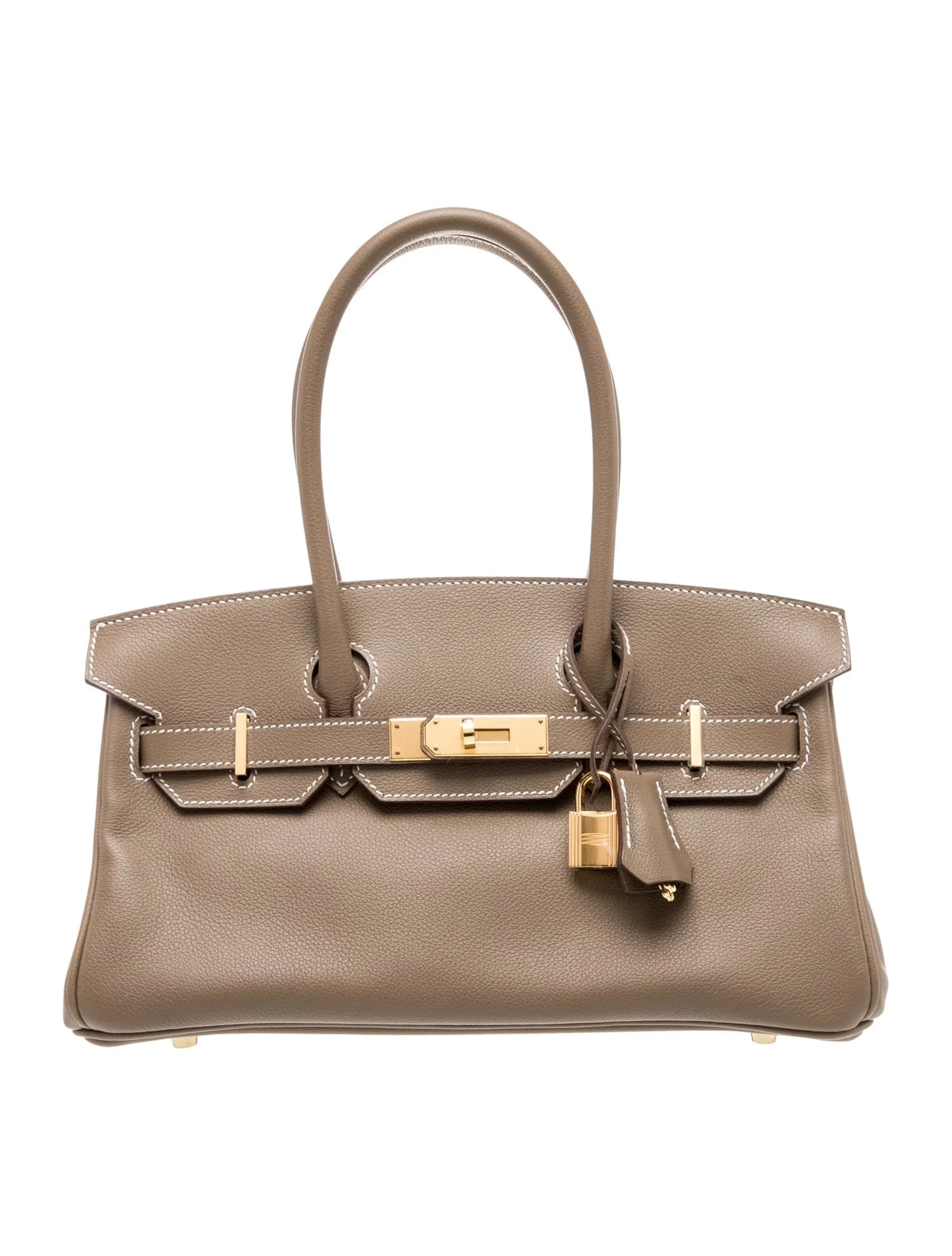 Shoulder Birkin Light 29 Evercolor Étoupe Gold