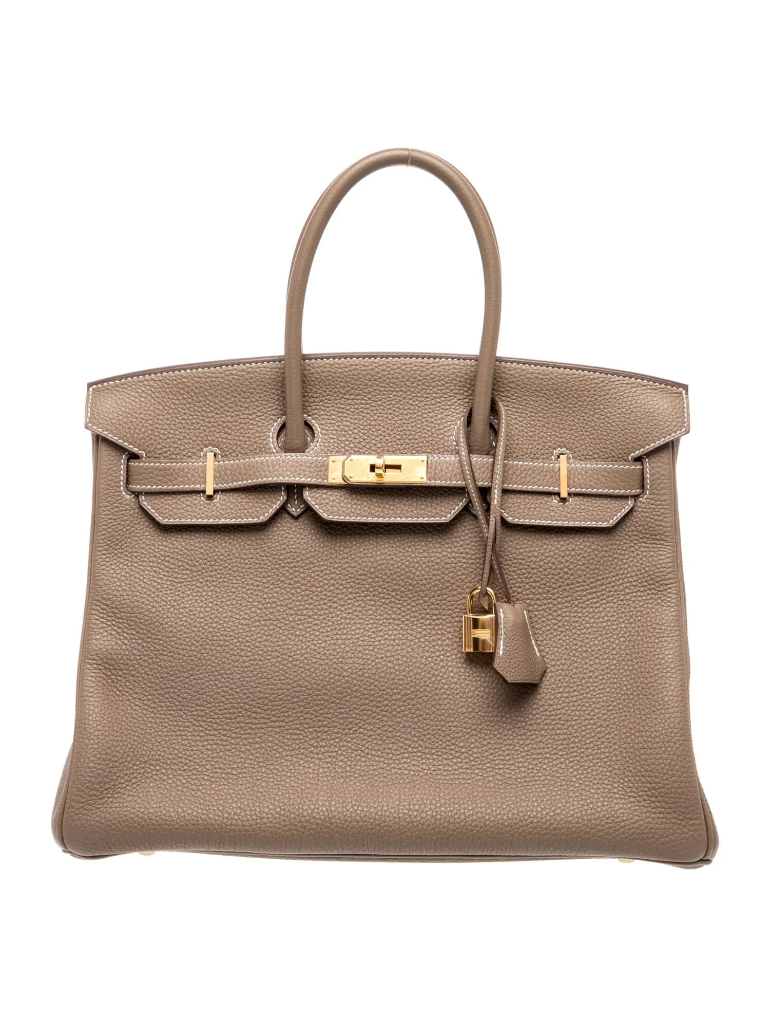 Birkin 35 Togo Etoupe Palladium