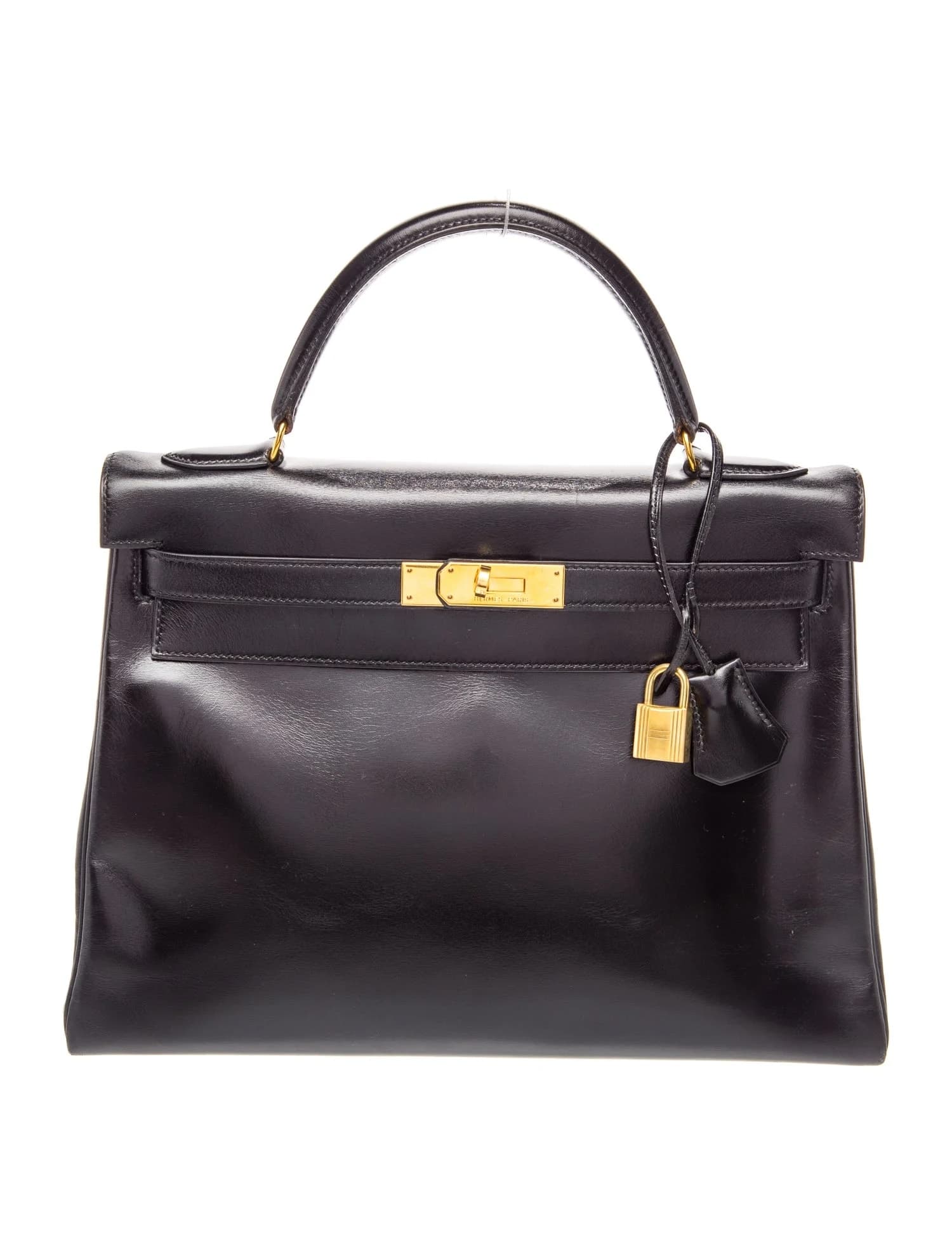 Kelly 32 Box Noir Gold