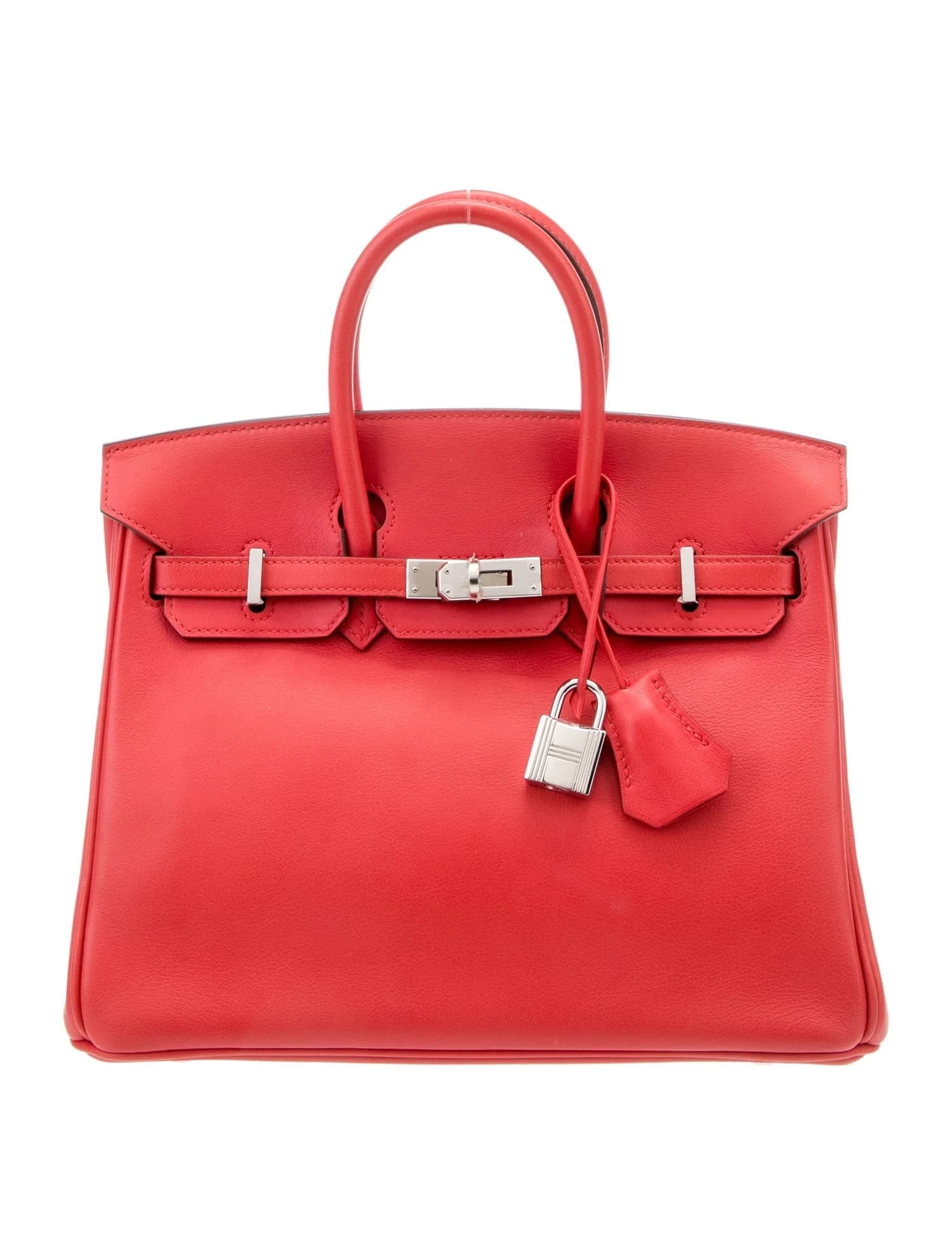 Birkin 25 Swift Rouge Tomate Palladium